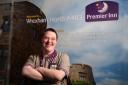 James Lewis is celebrating five years of working at Wrexham's Premier Inn.