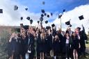 Coleg Cambria's Northop Business School graduates.