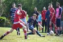 A photo from Kinmel Bay's win against Cerrigydrudion