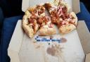 Sam Hemingway admitted writing the racial slur at the bottom of a Domino's pizza box. Image supplied by CPS.