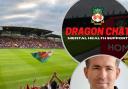 Dragon Chat at Wrexham AFC, with inset, club co-owner Ryan Reynolds who has spoken openly about mental health