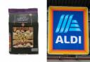 Aldi release festive sandwich range in stores today (Aldi/PA/Canva)