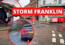 Latest on Storm Franklin in Wrexham.