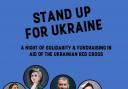 The 'Stand up for Ukraine' event poster