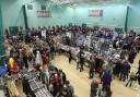 Picture of a Wales Comic Con at Wrexham Glyndwr University.