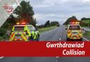 Road closure on A494 as emergency services attend collision in Flintshire