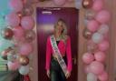 Jess Young, finalist for Miss Wales, at her fundraising event at Chirk AAA