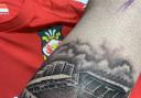Wrexham AFC stadium tattoo design by Dave