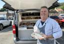 Fleetwood fish man Ian Shewan outside his popular fish van which visits Llangollen Main Car Park every Tuesday morning from 7.30am until 12noon