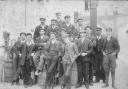Mold Railway Station staff in the 1890s.