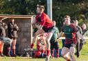 Action from Wrexham's match at home to Llangefni earlier this season. Picture: DAVE SINNOTT