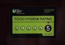 Seven hygiene ratings have been handed out