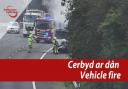 Emergency services called to reported vehicle fire on A483 near Ruabon