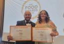 Luke and Jamie-Lee Anderson of Mold's Cravin' at last years Food Awards Wales finals.
