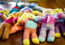 The trauma teddies which have been donated.