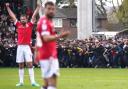 Celebrations on and off the pitch as Wrexham sealed their place in League One.