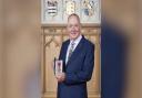 Former HMB Berwyn Governor, Nick Leader with his OBE