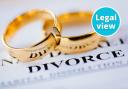 Legal dilemma over divorce and inheritance.