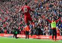 Liverpool's Sadio Mane celebrates scoring his side's second goal of the game during the Premier League match at Anfield, Liverpool. PRESS ASSOCIATION Photo. Picture date: Sunday March 10, 2019. See PA story SOCCER Liverpool. Photo credit should