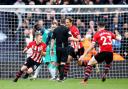 Southampton's James Ward-Prowse (left) celebrates scoring his side's second goal of the game during the Premier League match at St Mary's Stadium, Southampton. PRESS ASSOCIATION Photo. Picture date: Saturday March 9, 2019. See PA story SOCCER
