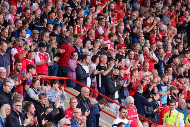 WHAT A TURNOUT! Wrexham fans enjoyed Saturday's game against Wokin, Pictures: GEMMA THOMAS