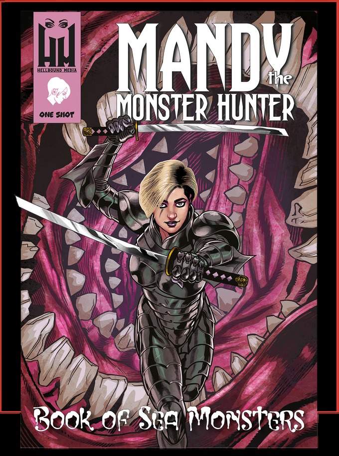 Mandy the Monster Hunter. Images: Hellbound Media/Kickstarter