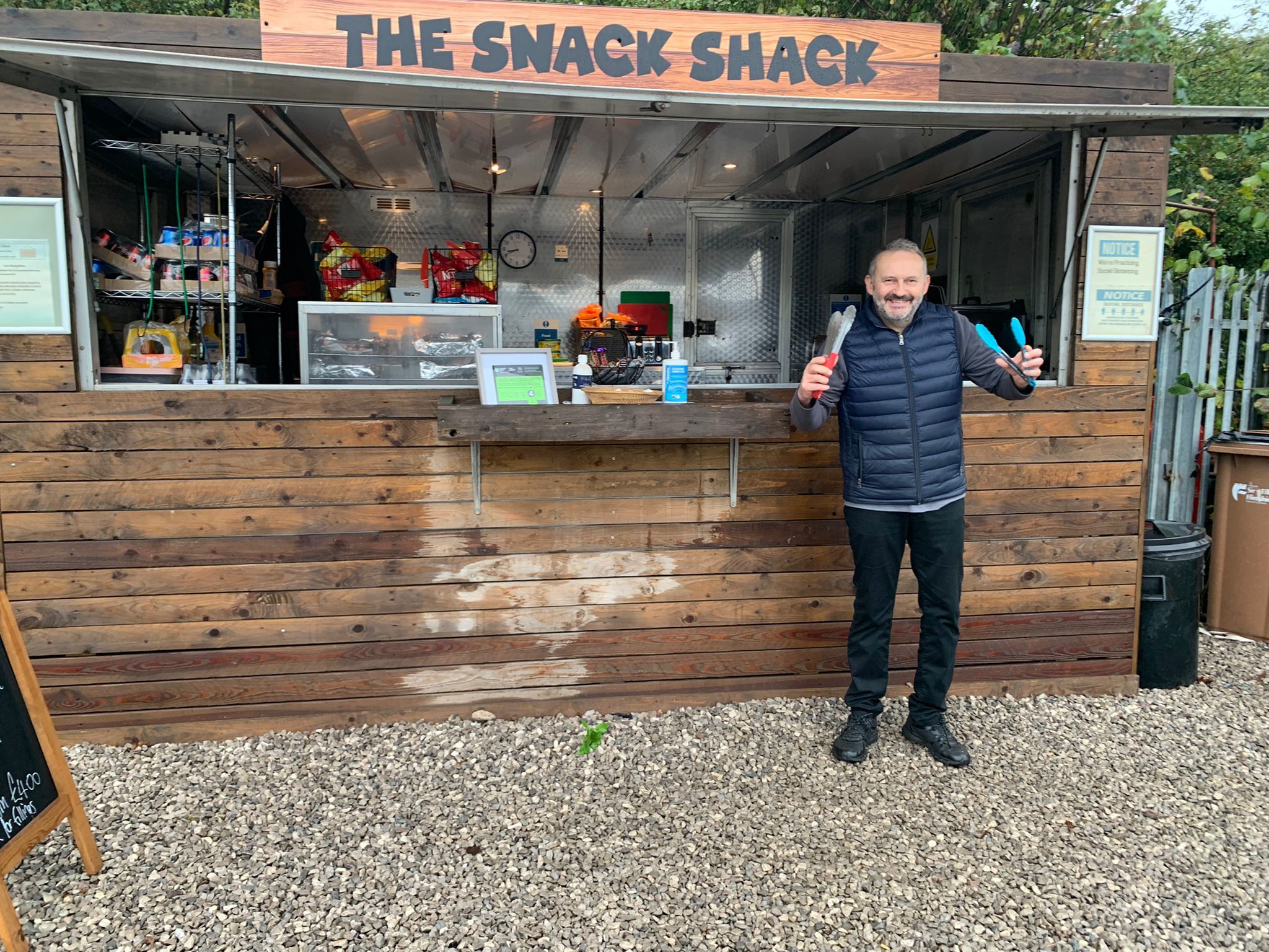 Paul Grieve at The Snack Shack.