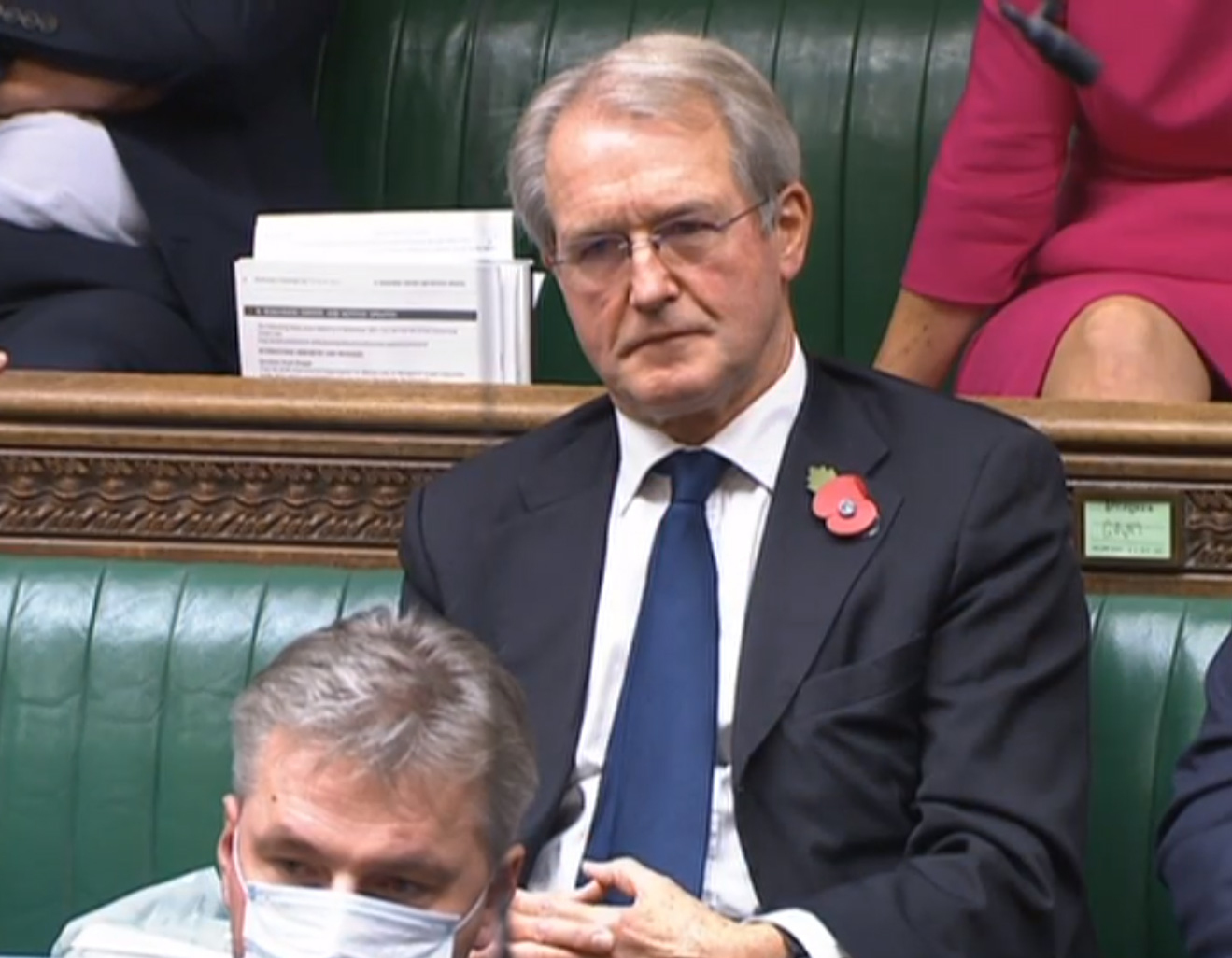Former Cabinet minister Owen Paterson in the House of Commons, London, as MPs debated an amendment calling for a review of his case after he received a six-week ban from Parliament over an egregious breach of lobbying rules. Picture date: Wednesday