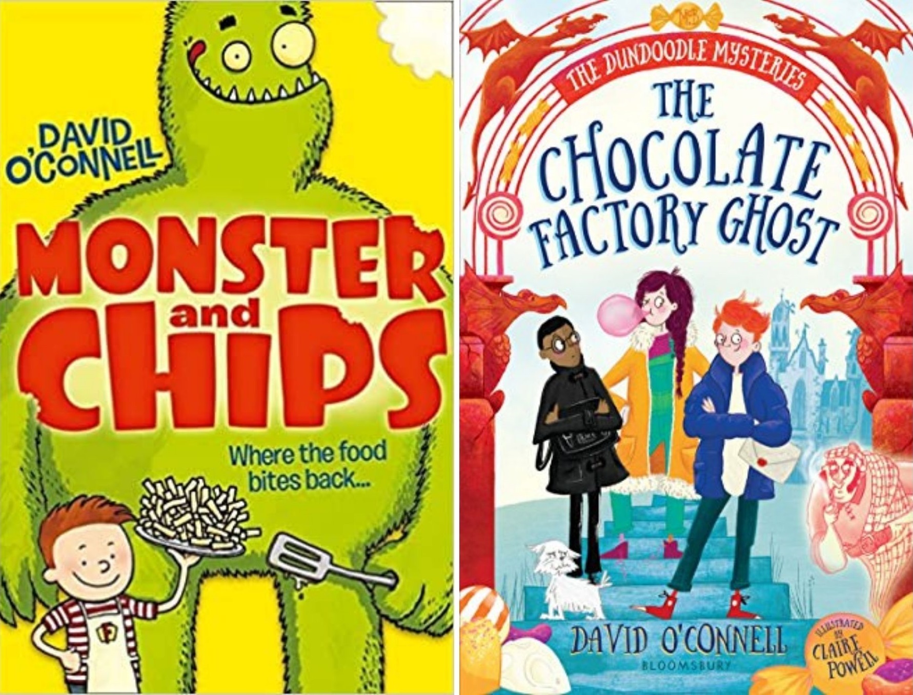 Titles by writer and illustrator David OConnell.