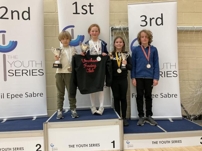 It was an impressive showing from Wrexham Fencing Club members.