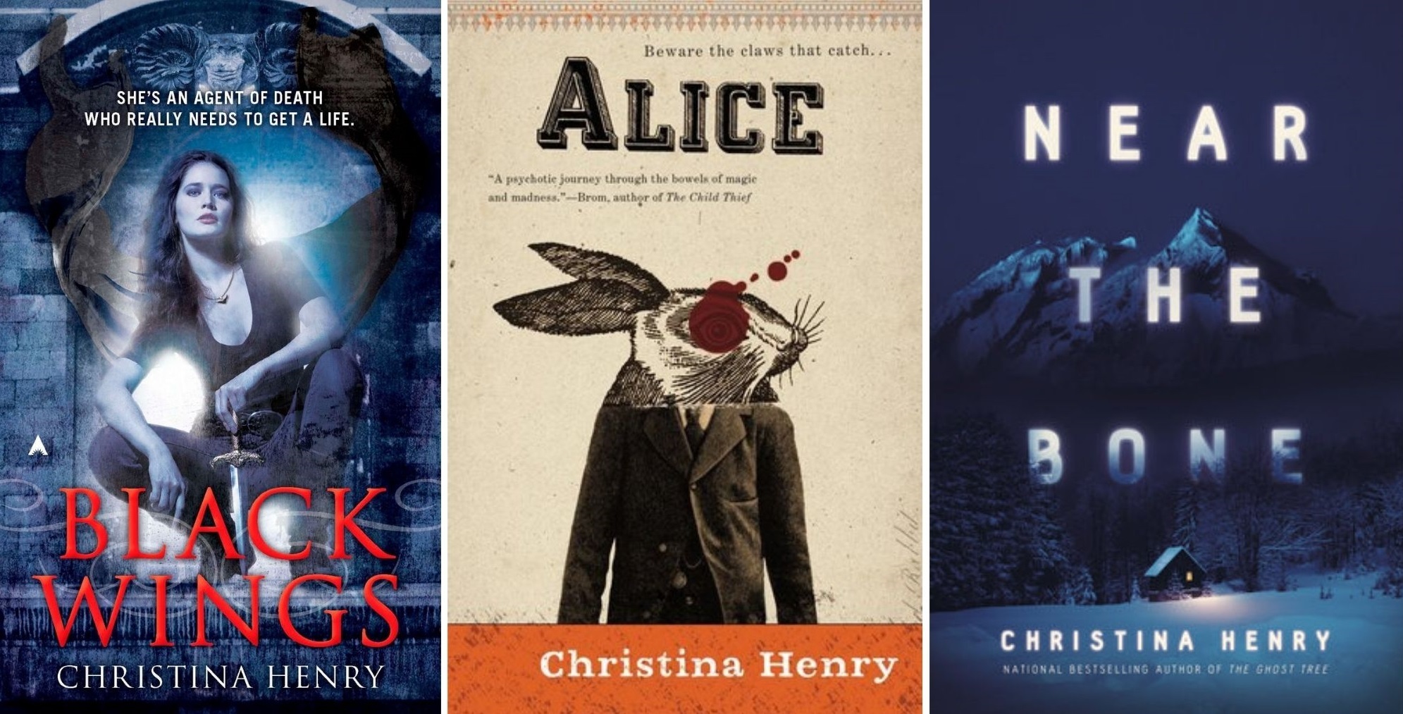 Titles by Author of the Month, Christina Henry.