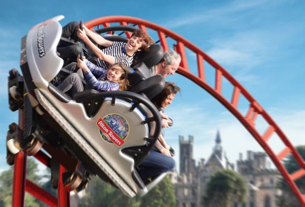 The Leader: For thrill seekers, tickets to Alton Towers makes a great gift. Picture: Alton Towers