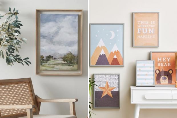 The Leader: Choose from a selection of wall art (Dunelm)
