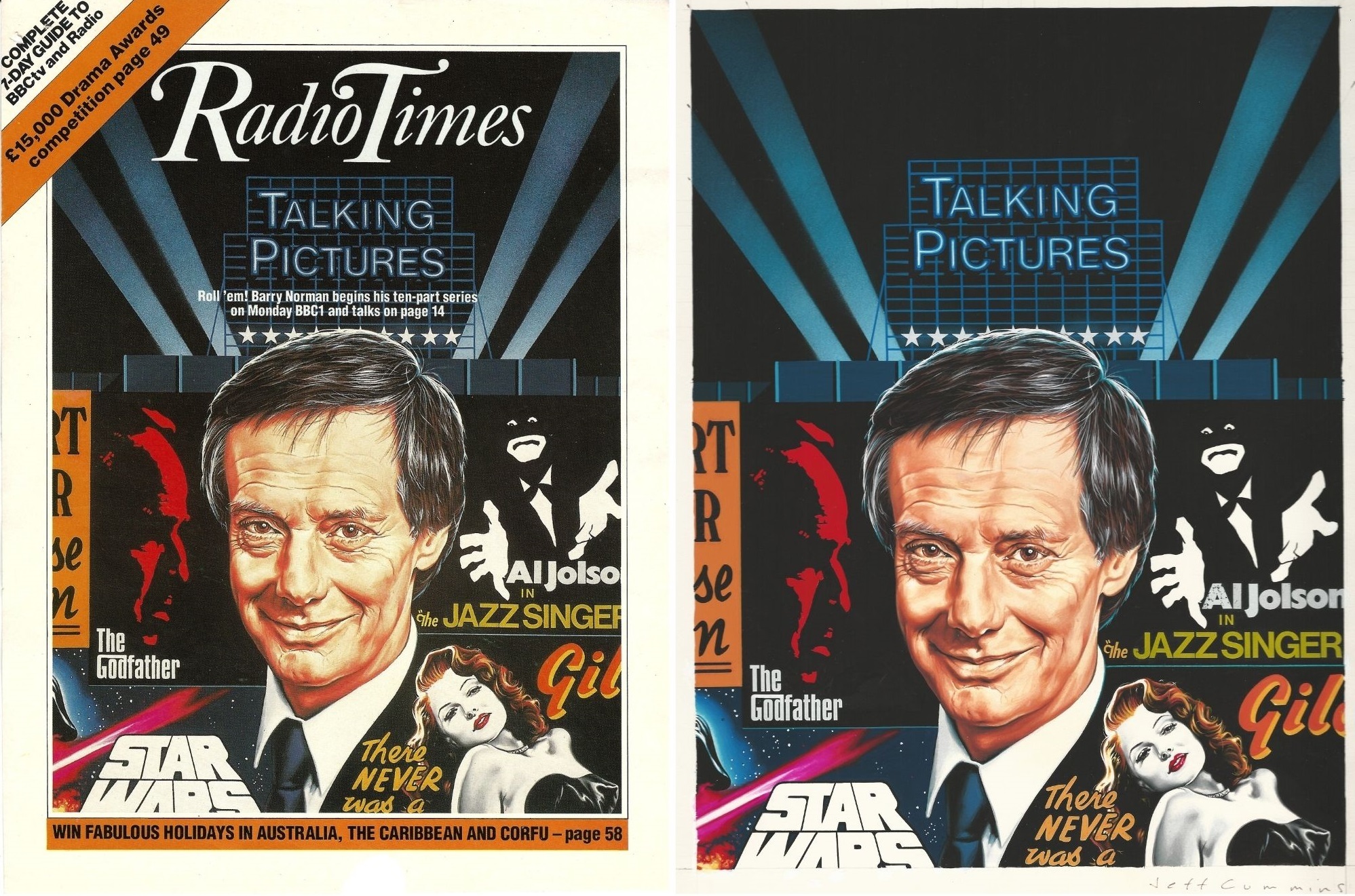 Original Radio Times artwork and cover by Jeff Cummins