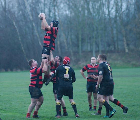 JUMP TO IT: Mold Seconds in action against Rhos