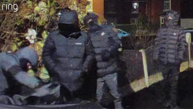 The youths were captured on a camera on the property's front door trying to steal a quad bike.