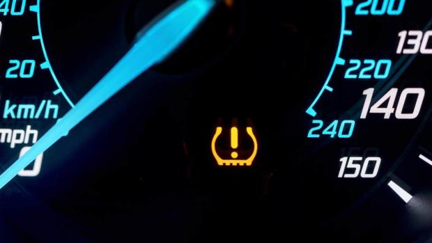 The Leader: Low pressure tyre warning light (PA)