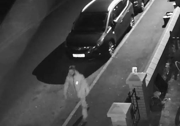Police want help to identify this man after cars were damaged in Rivulet Road, Wrexham.
