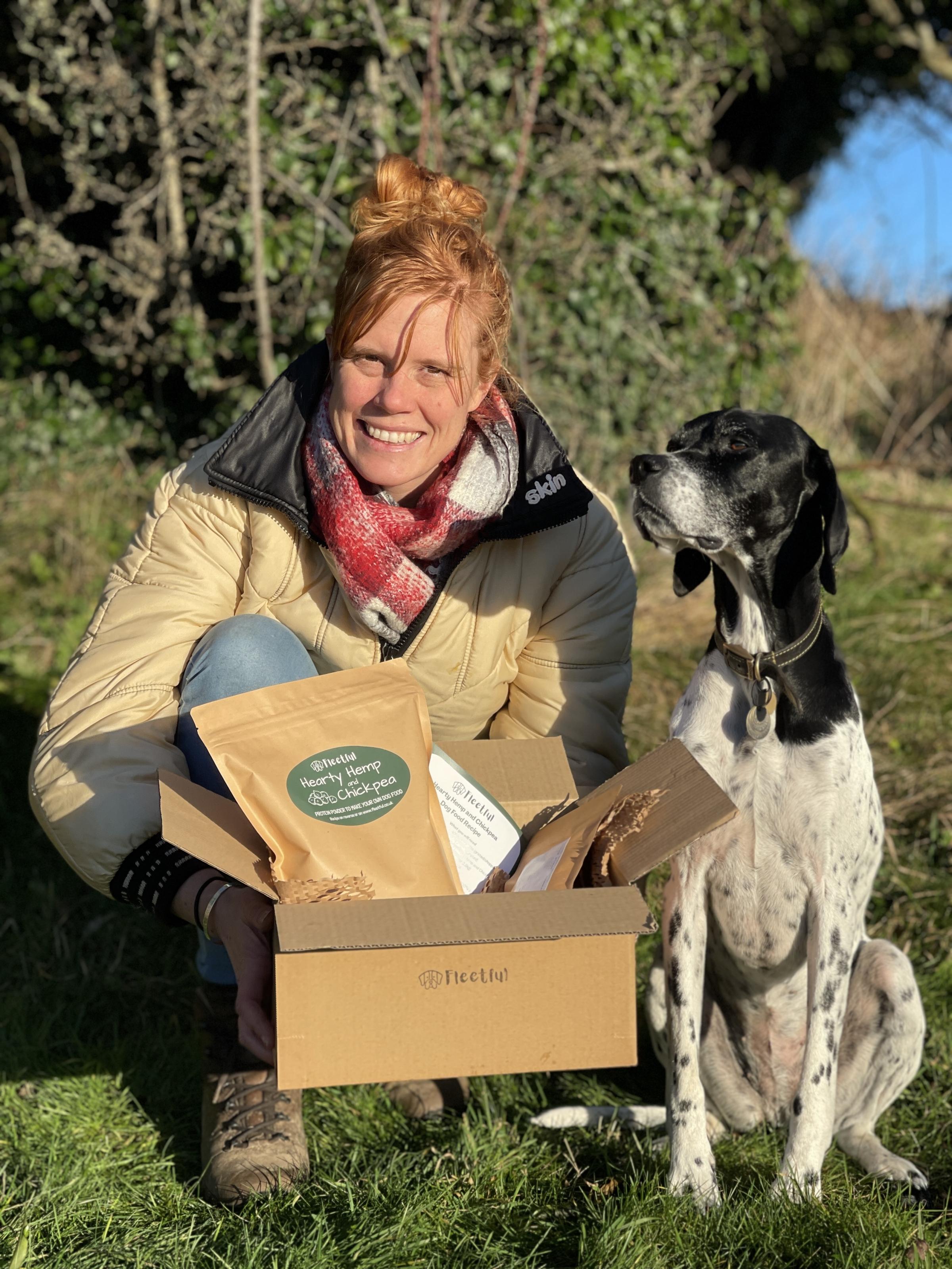 Holly May, from Mold, is on a mission to help combat allergies in dogs with a Dog Food Recipe Kit delivered straight to your door - Fleetful Dog Food Kit. 