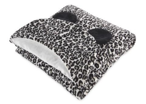 The Leader: The Snow Leopard Hooded Blanket (Aldi)