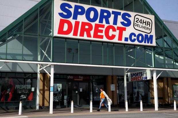 The Leader: Sports Direct store. Credit: PA