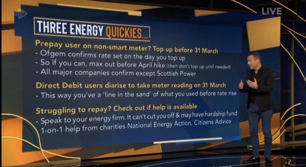 The Leader: Martin Lewis three energy tips. Credit: ITV