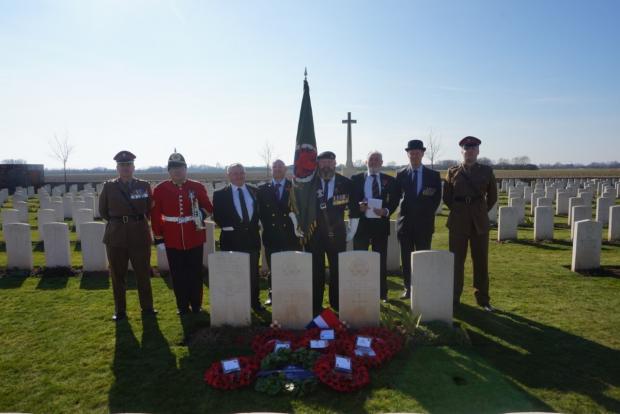 The Leader: The service was attended by serving soldiers of The Royal Welsh and veterans of The Royal Welsh Association.