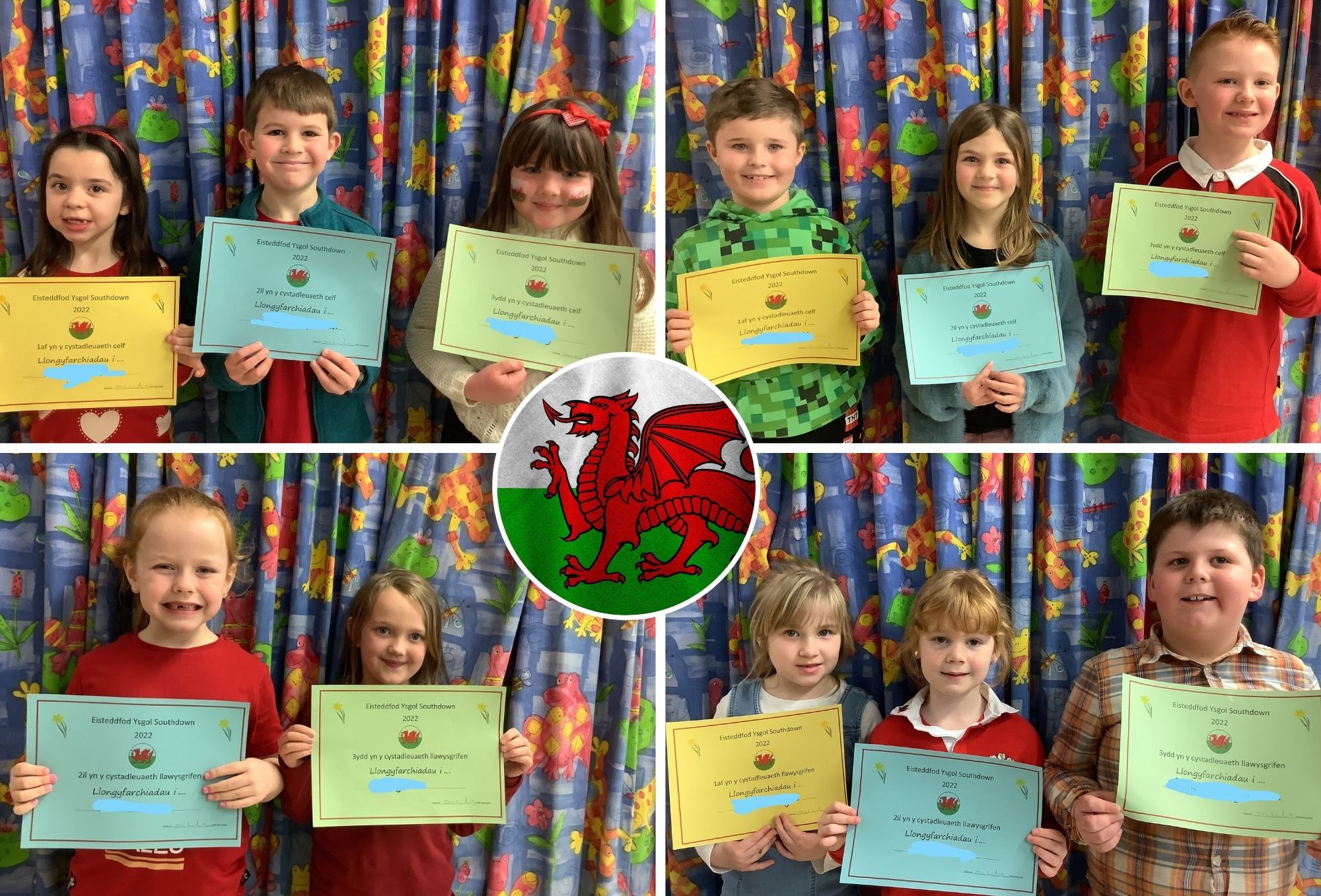 Some of those who took part in the Eisteddfod at Southdown Primary School.