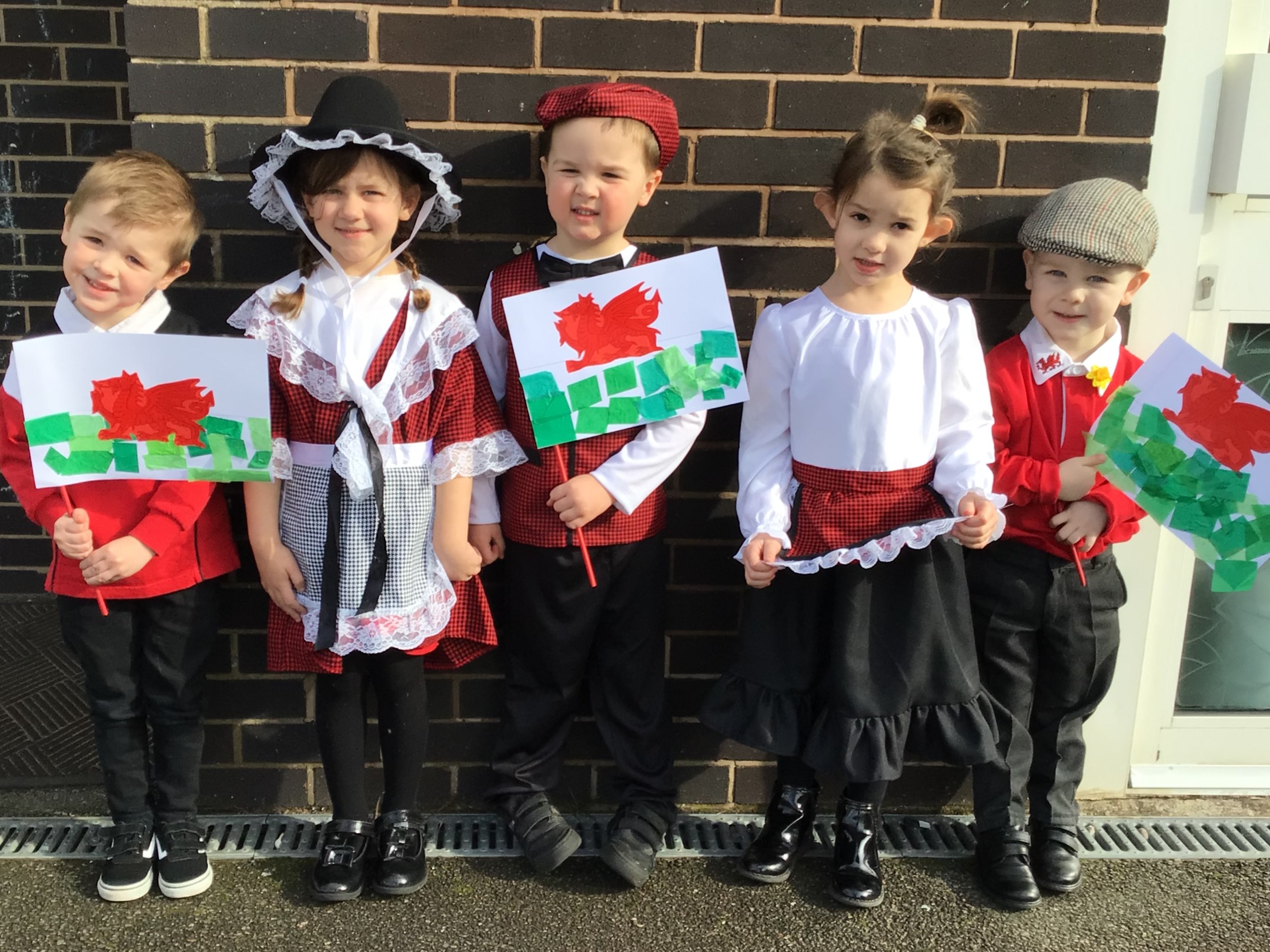 Children at Acton Park School took part in a week of Welsh themed activities.