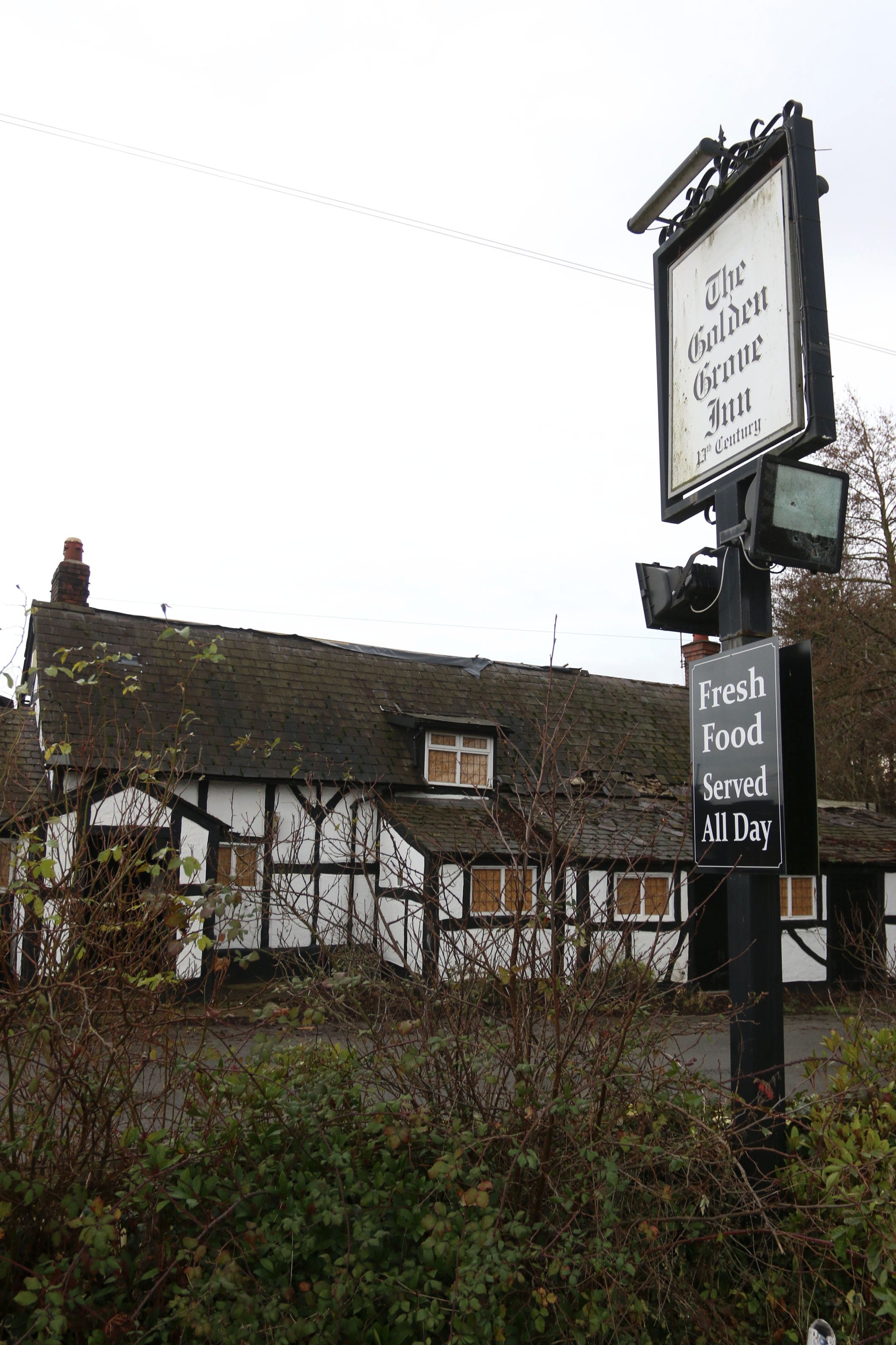 Did the Golden Grove Inn serve up spirits of the haunted kind?