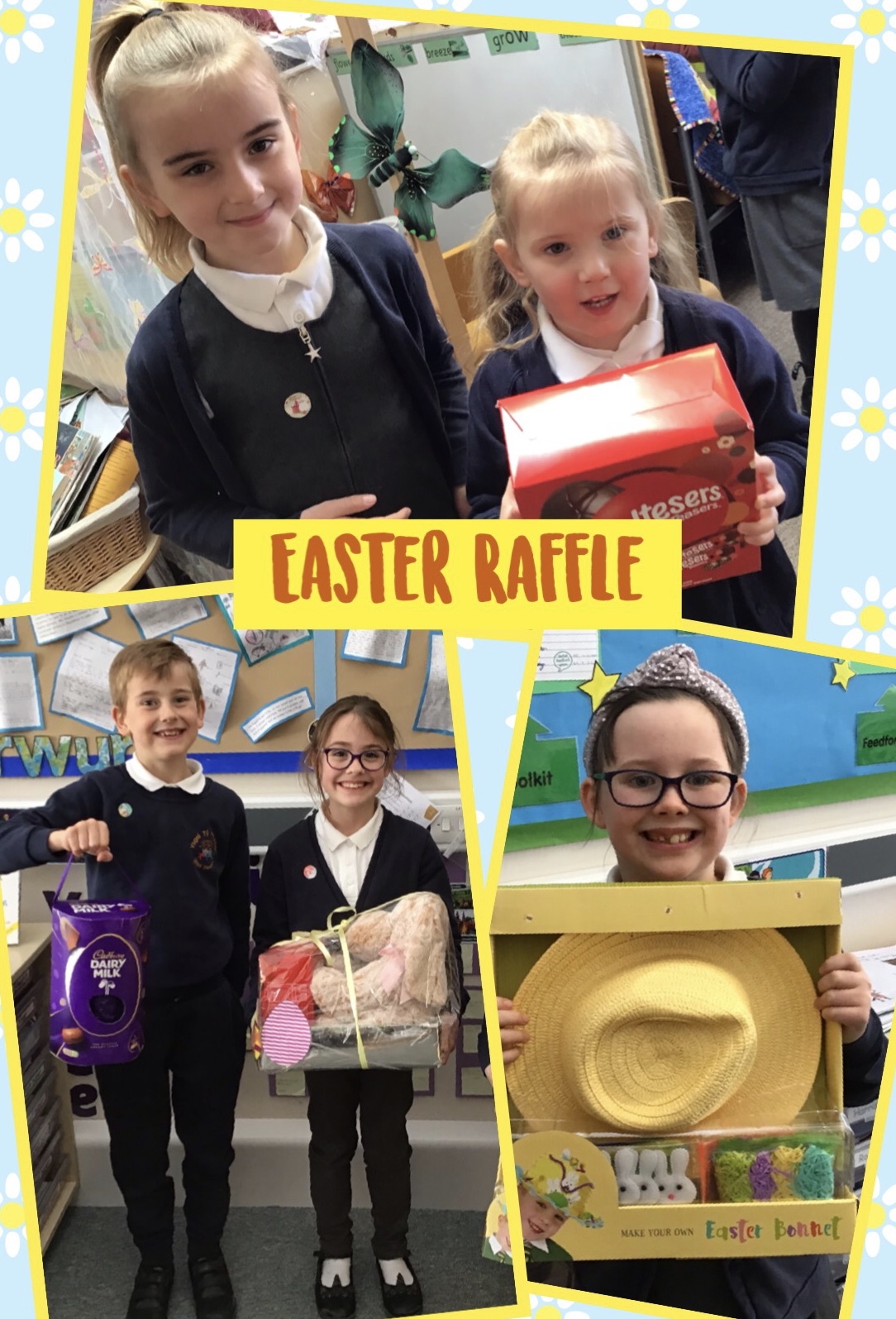 Ysgol T? Ffynnon School Council held an Easter raffle fundraiser.