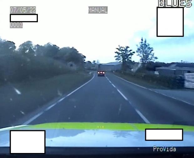The Leader: Dashcam footage from the pursuit. 