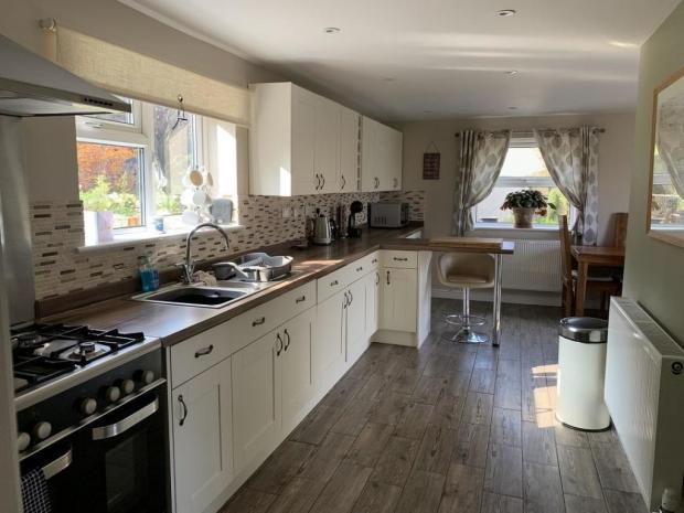 The Leader: The kitchen/diner (image: Olivegrove/Rightmove)