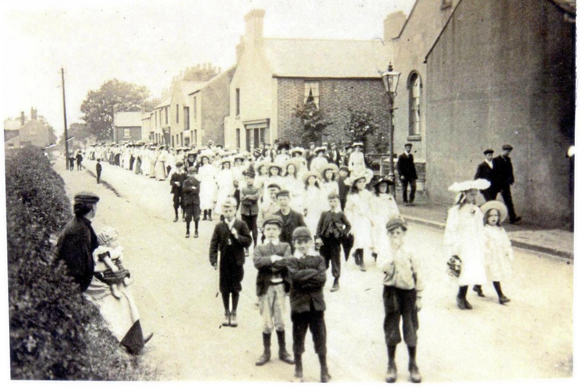 The Mill Lane Sunday School site in Buckley which became the evacuees' school